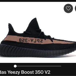 Adidas Yeezy Boost 350 V2 Black with Tan Stripe